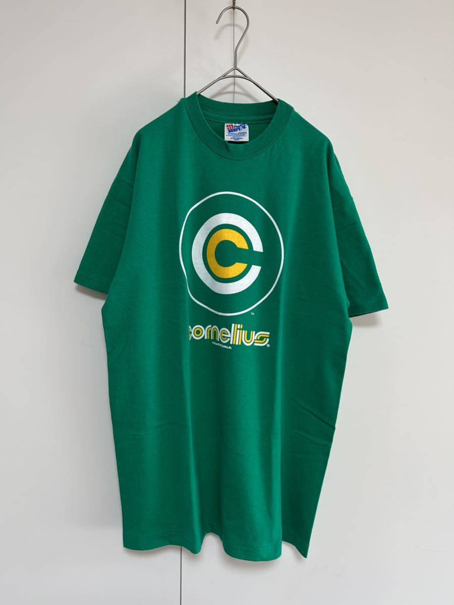 90s CORNELIUS コーネリアス USA製 トラットリアレコード ロゴTシャツ 
