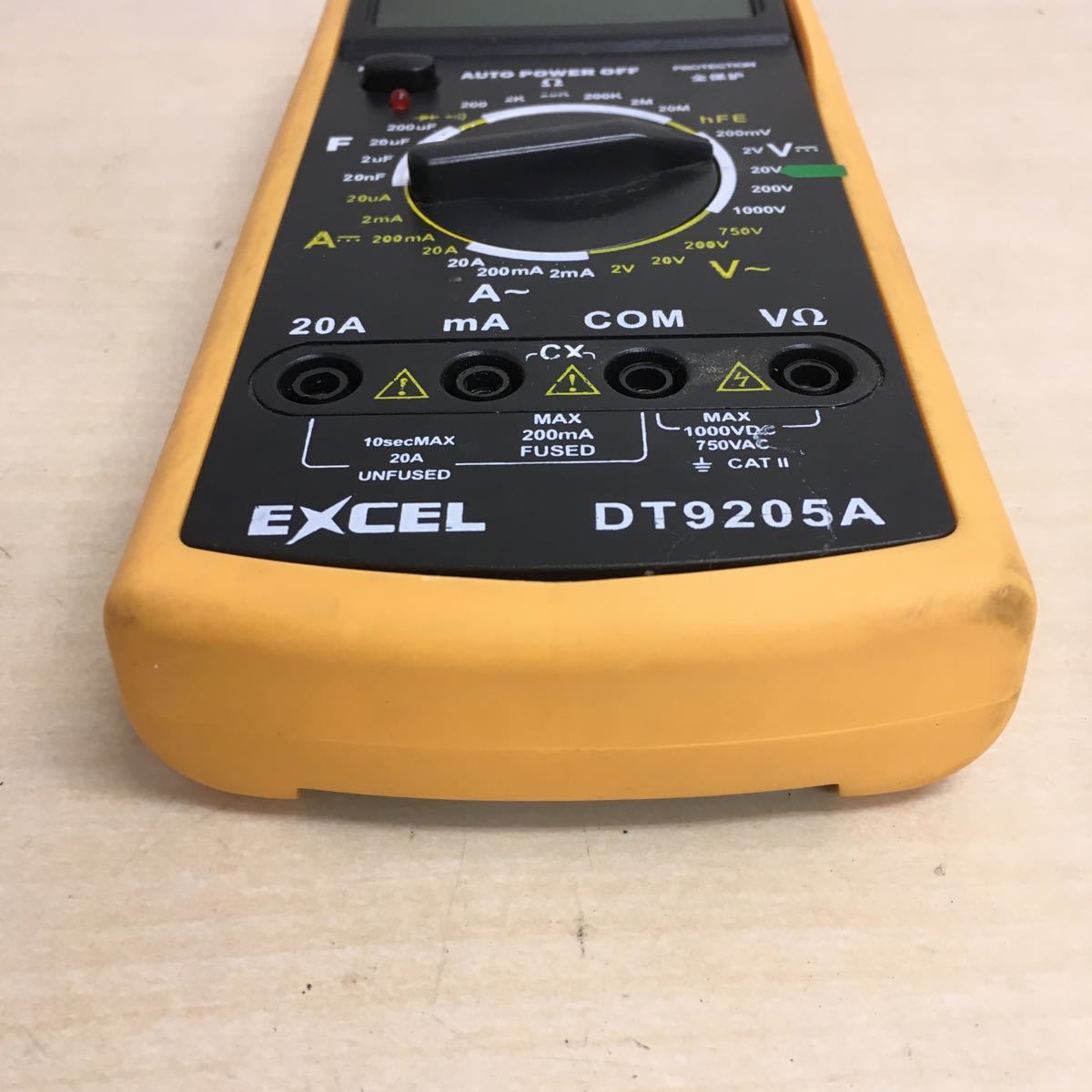 EXCEL DT9205A デジタルマルチメーター