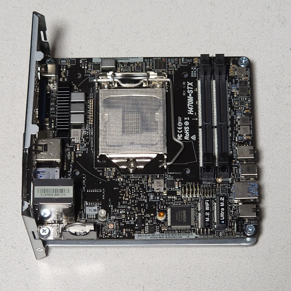 送料無料】ASRock DeskMini H470 ベアボーンキット ジャンク品 H470M