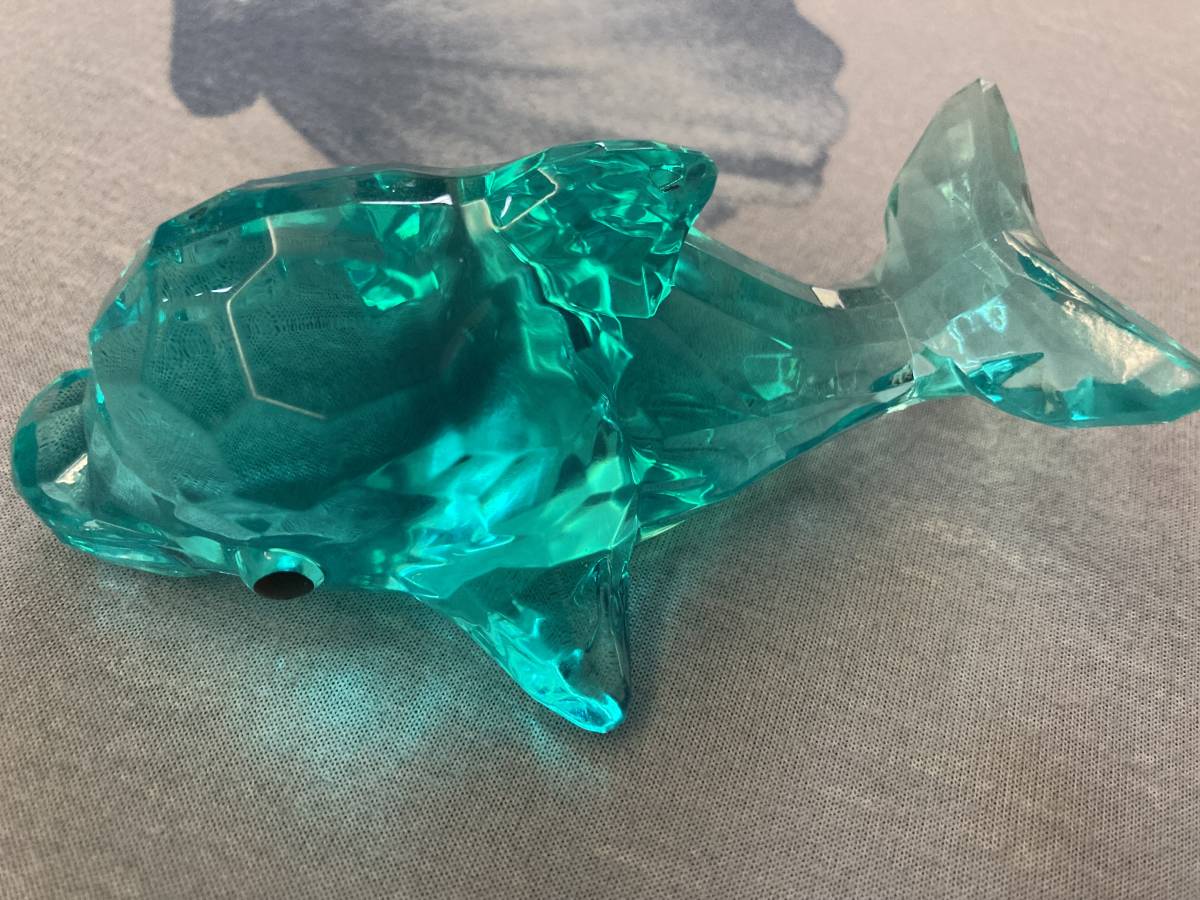 アクリルアイス　インテリア雑貨　置物　キティ・ミッキー・イルカ・動物・ハートなど 美品】アクリルアイス◇イルカ.ディズニー.花.ハート.ダイヤカット.車