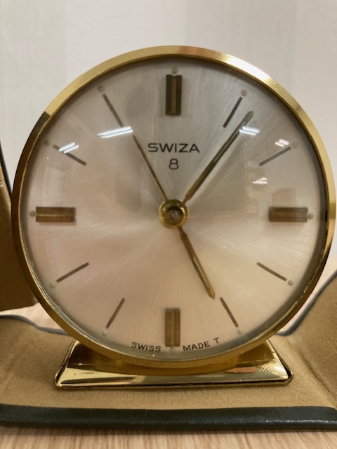 SWIZA スウィザ 8日巻 置時計 アラーム付 SWIZA 8 スウィザ 手巻き