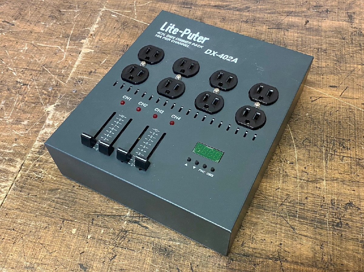 Lite-Puter DX-402A ステージ調光器 舞台照明 スタジオ /SR9 