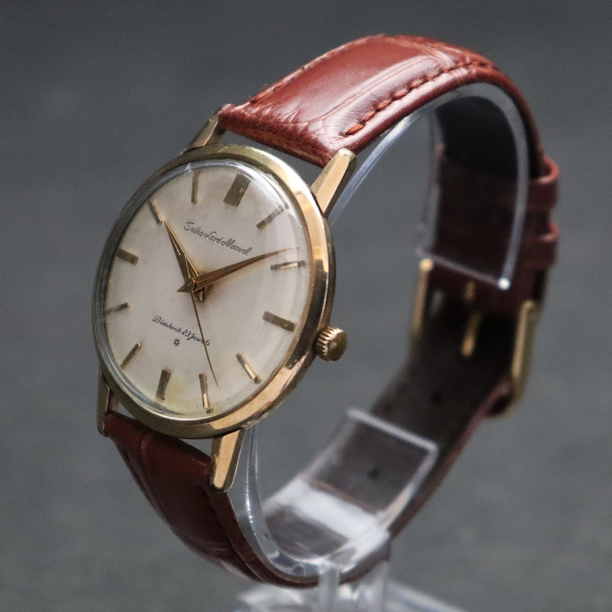 SEIKO LORD MARVEL セイコー ロードマーベル 手巻き 23石 SD 彫文字盤