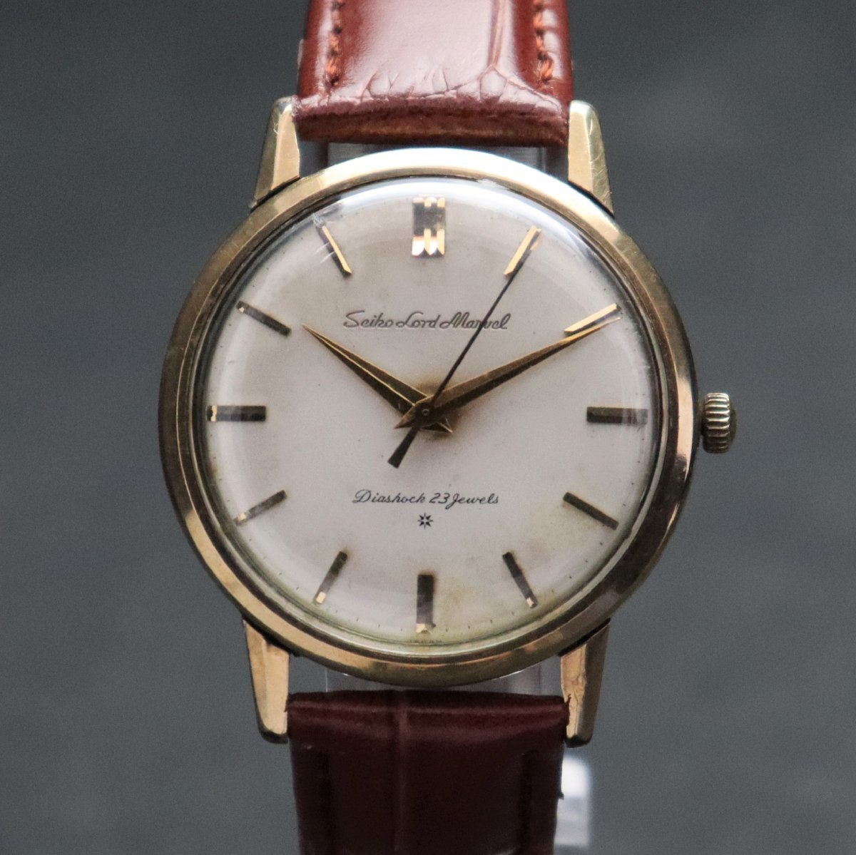 SEIKO LORD MARVEL セイコー ロードマーベル 手巻き 23石 SD 彫文字盤