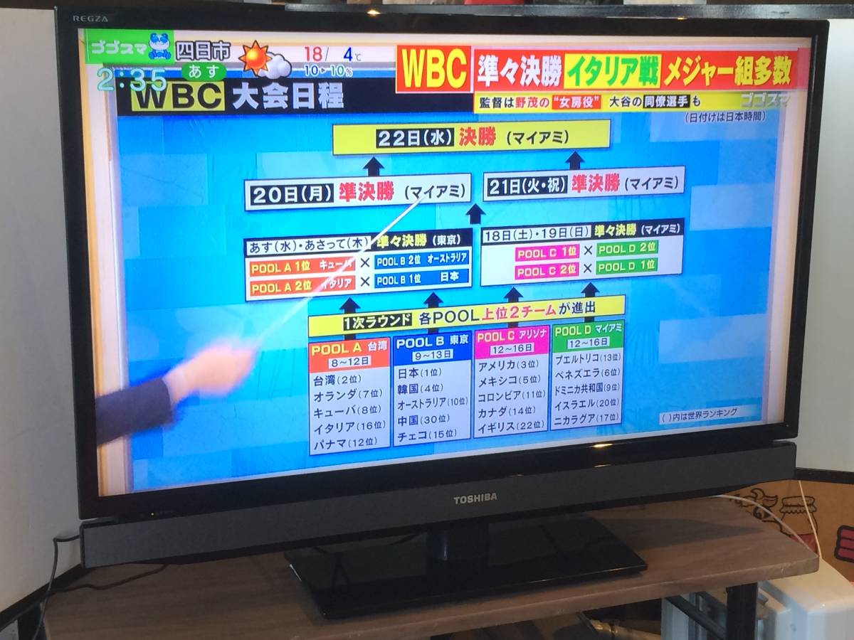 TOSHIBA REGZA 32S5T 2013年製 リモコン付き 液晶テレビ TV 東芝