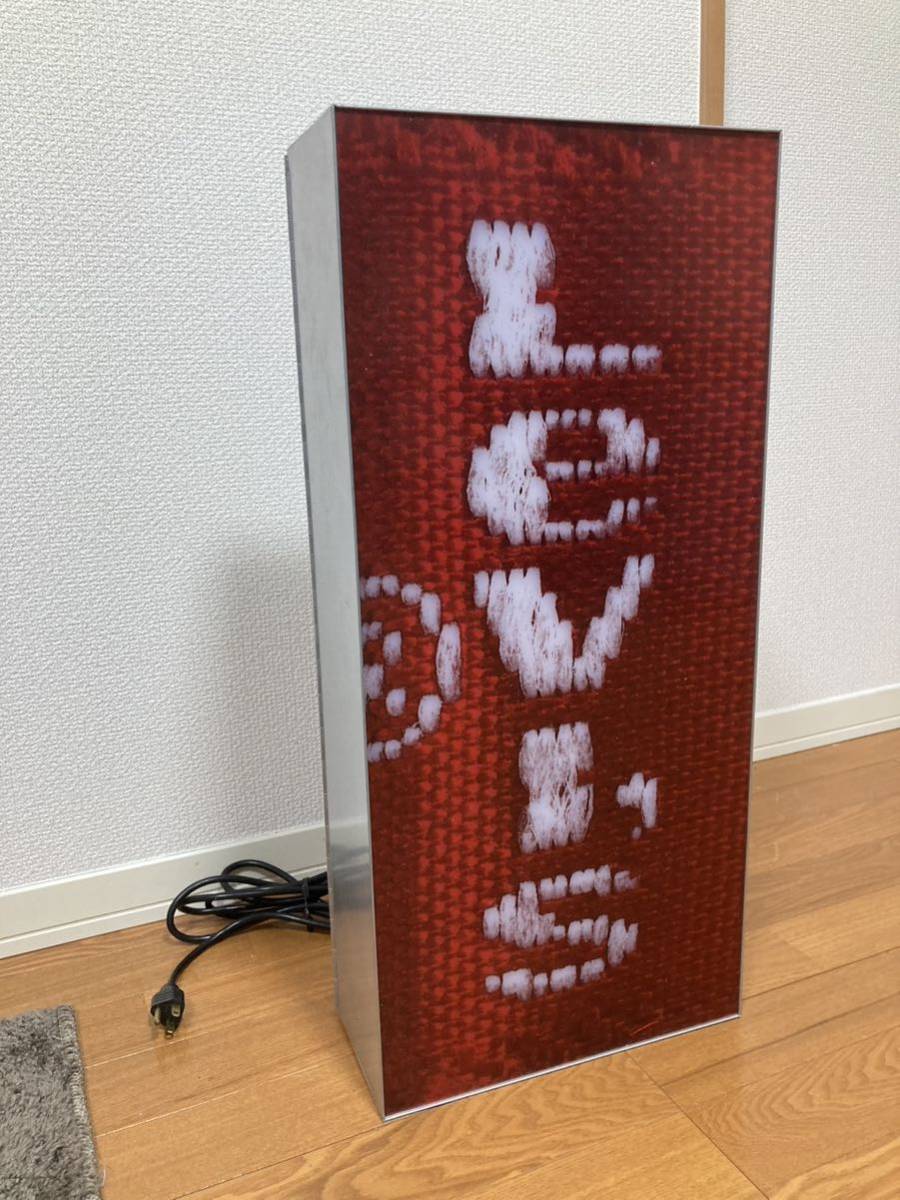 リーバイス レッドタブ 電飾看板 店舗ディスプレイ 照明 ライト 非売品