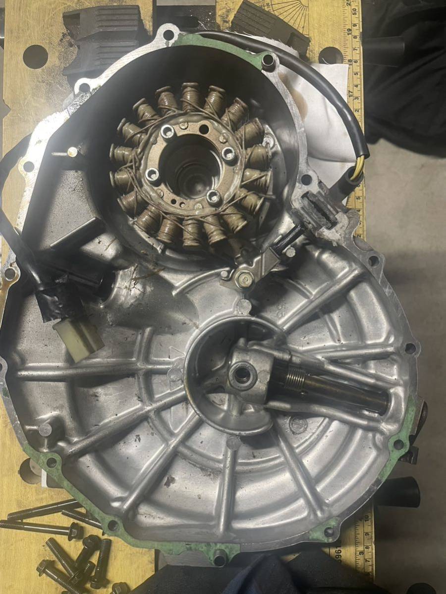 cb400sf nc31 クラッチカバー ダイナモ ジェネレーターコイル の入札 