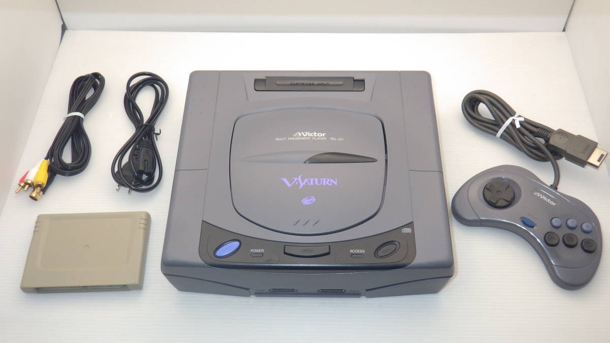 3/ Vサターン セガサターン 本体セット パワーメモリー付き 動作品 