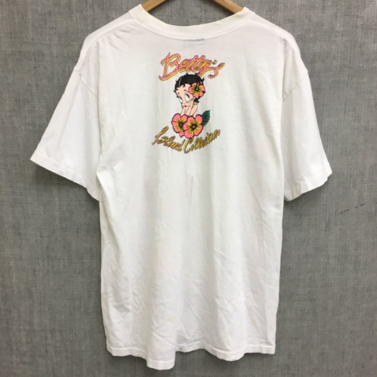 R500-J◇USA製 Changes ベティブープ半袖Tシャツ◇L 90s ヴィンテージ 