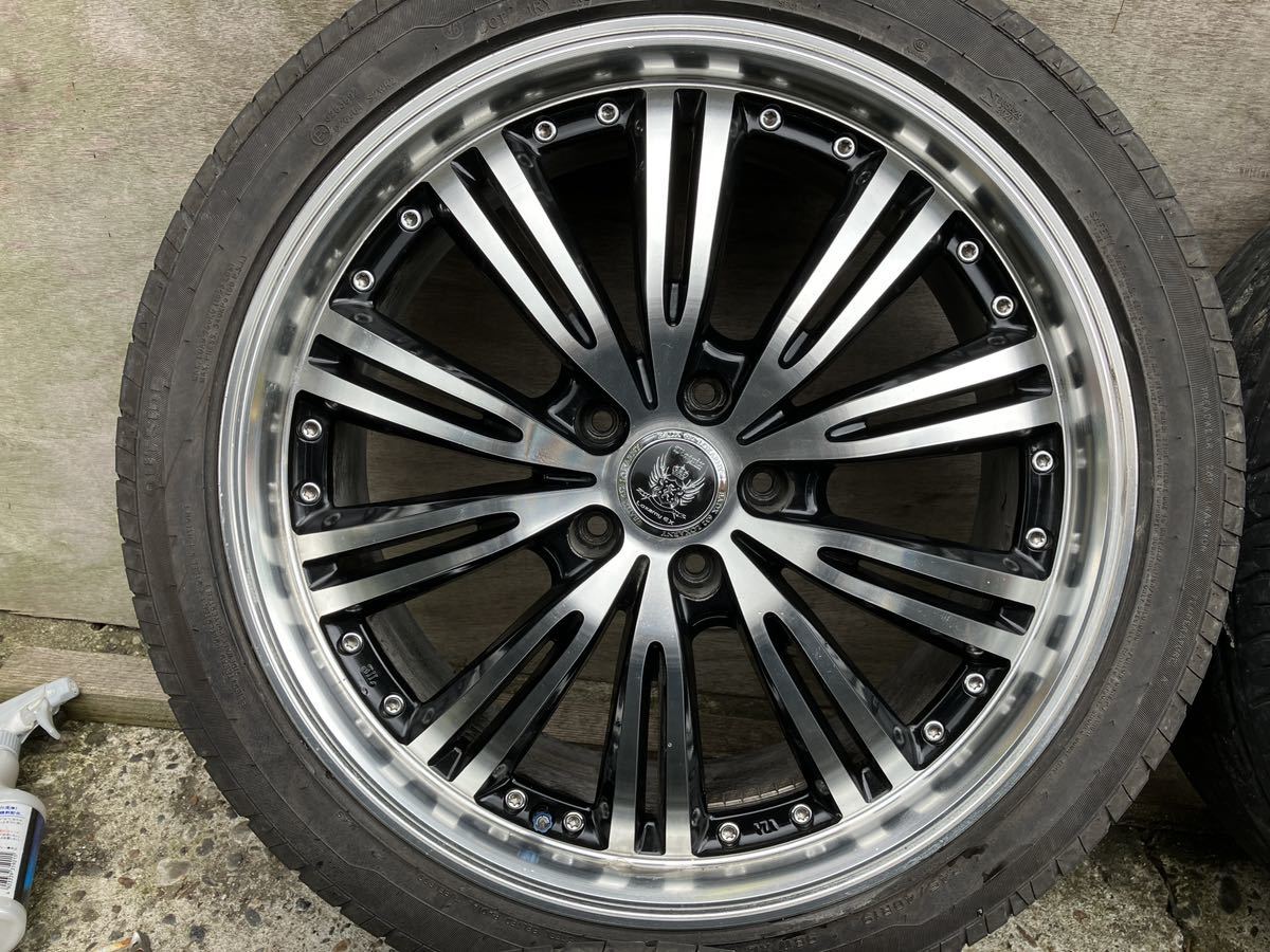 ロクサーニ EX 19インチ 8J PCD114.3 5穴 ET45 SunFull 245/40R19 4本