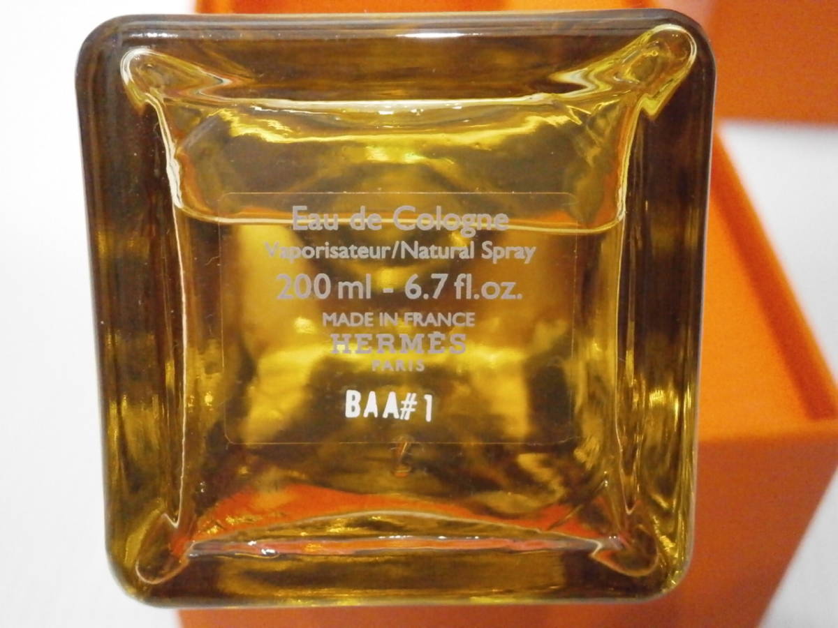 新品未使用 エルメス オーデコロン 200ml 1359 [エルメス