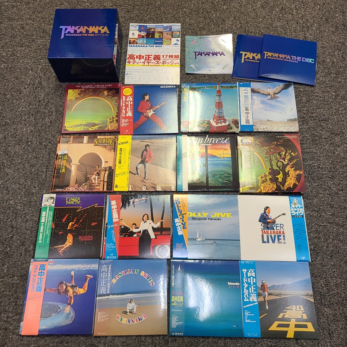 TAKANAKA THE BOX KITTY YEARS 高中正義 CD16枚+DVD1枚入り CD BOX 