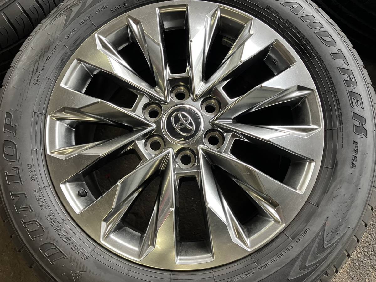 ランドクルーザー300 新車取り外し 純正ホイール・タイヤセット 20 