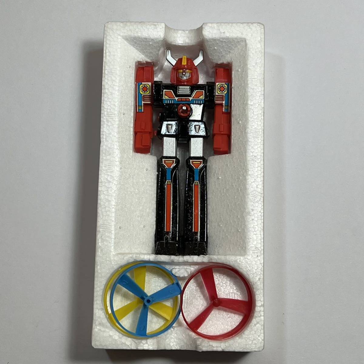 珍品 長期保管品 丸越 メタル合金 円盤戦士ディスクロボ 検索 昭和 