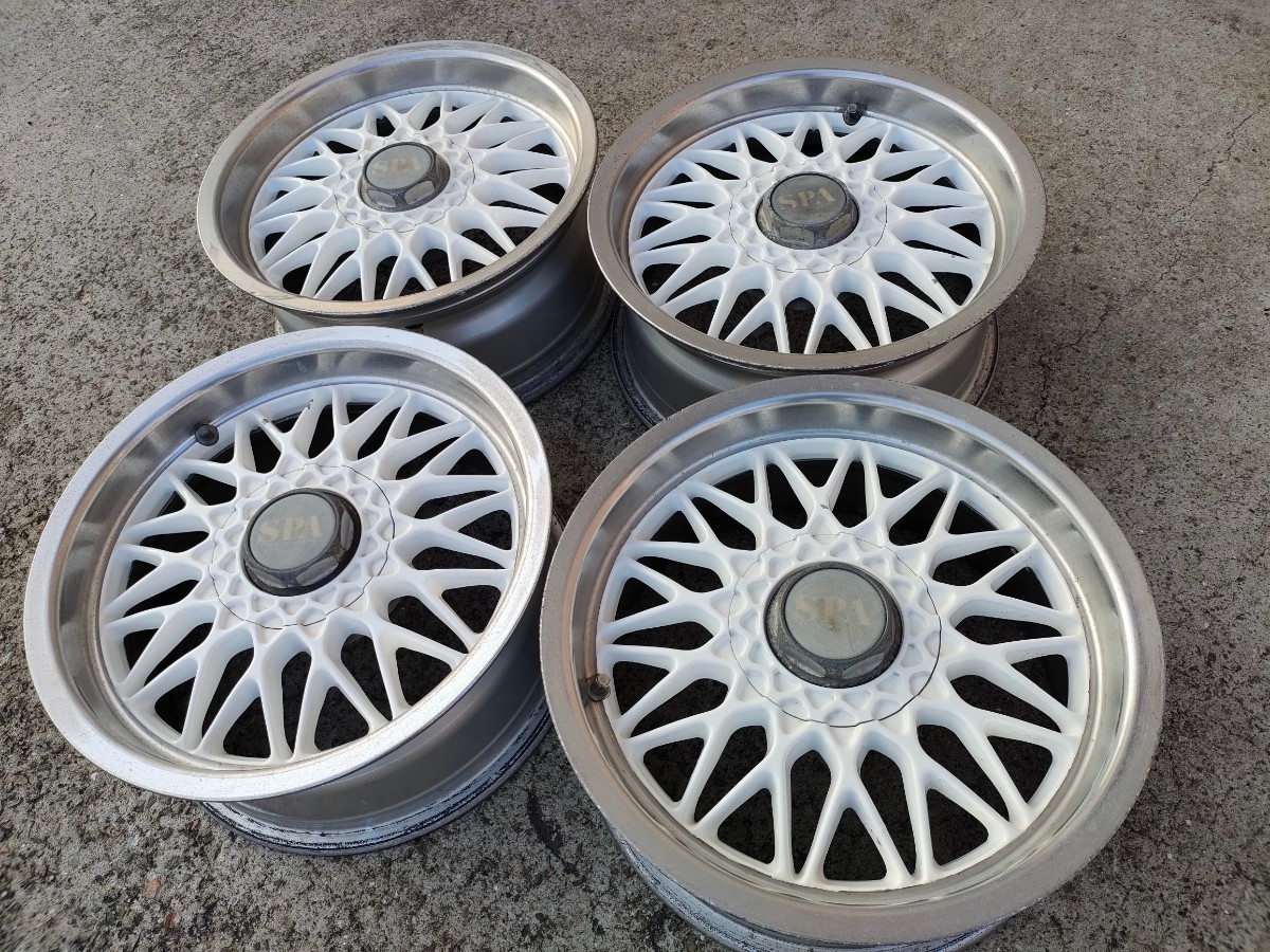 SPA メッシュ ホイール 15インチ 4本セット 114.3-4.5H