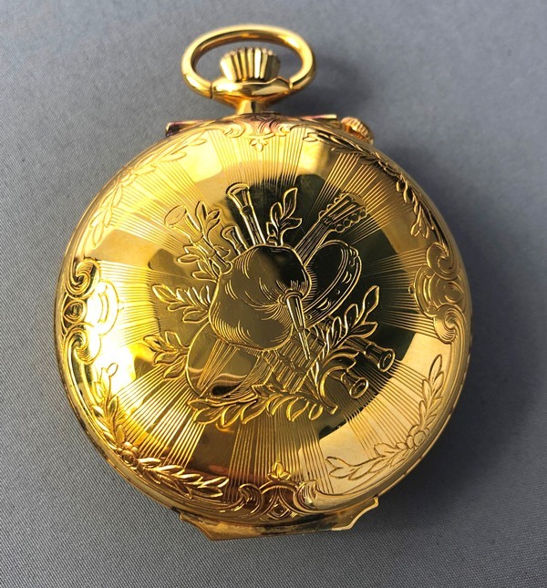 時計『WH-9388』☆REUGE(リュージュ)☆ギミック懐中時計17石 ギミック