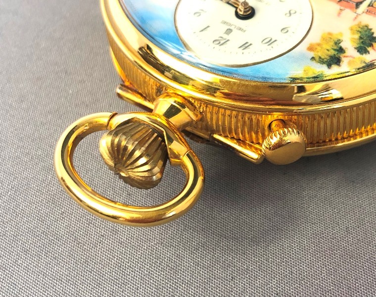 時計『WH-9388』☆REUGE(リュージュ)☆ギミック懐中時計17石 ギミック