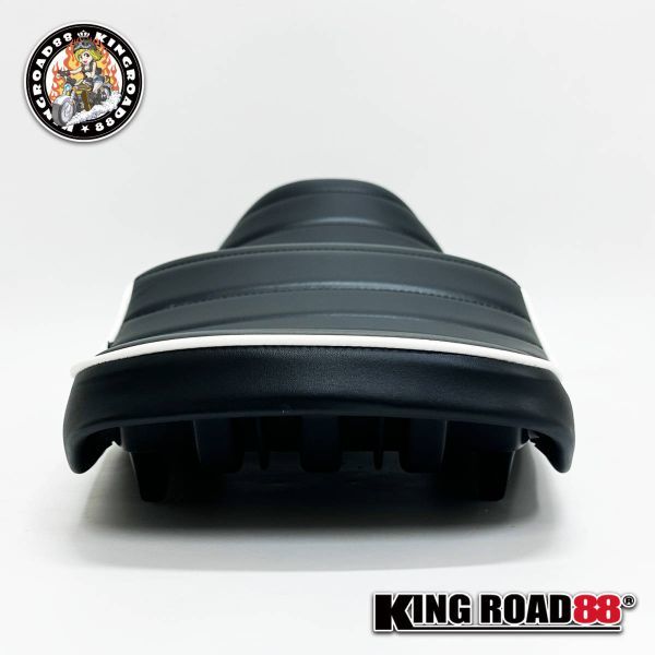 ヤマハ / XJR400 / 前期 / 4HM ☆ KingRoad88 / タックロールシート / あんこ抜き / 合成レザー パイピング ホワイト　_6