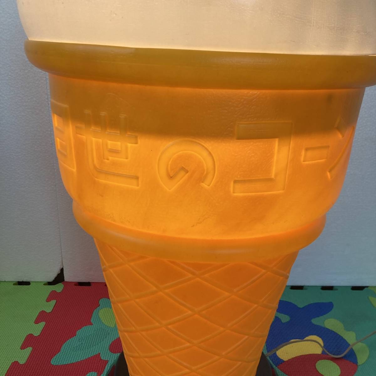 日世 LED加工品 ソフトクリームライト スタンド 看板 ソフトクリーム 