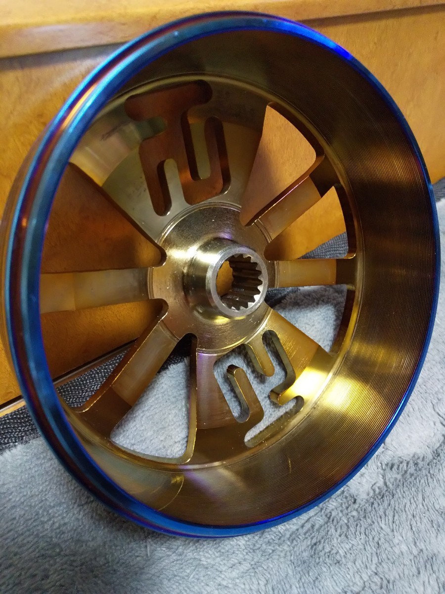 TAN−SHEN 鍛造 CNC チタンコート クラッチアウター （ シグナスX 