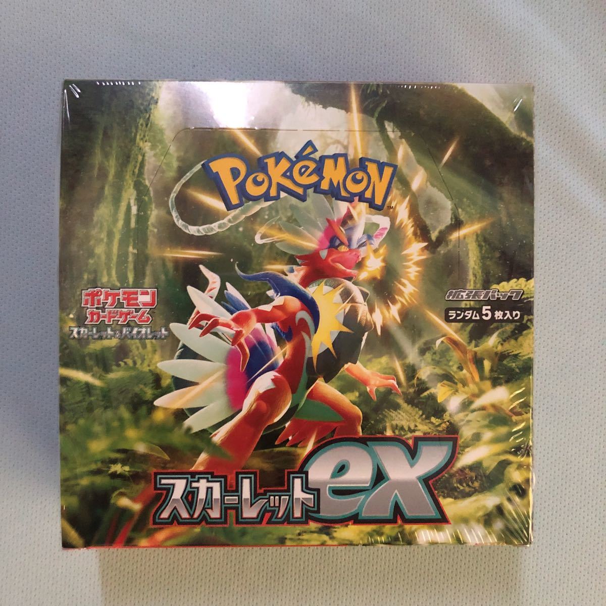 シュリンク付き 未開封スカーレットex ポケモンカードゲーム 拡張