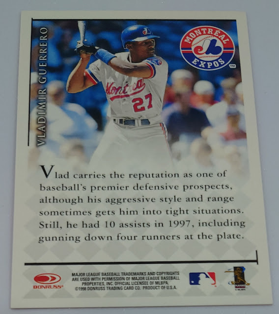 ブラディミール・ゲレーロ 直筆サイン Vladimir Guerrero 1998 Donruss