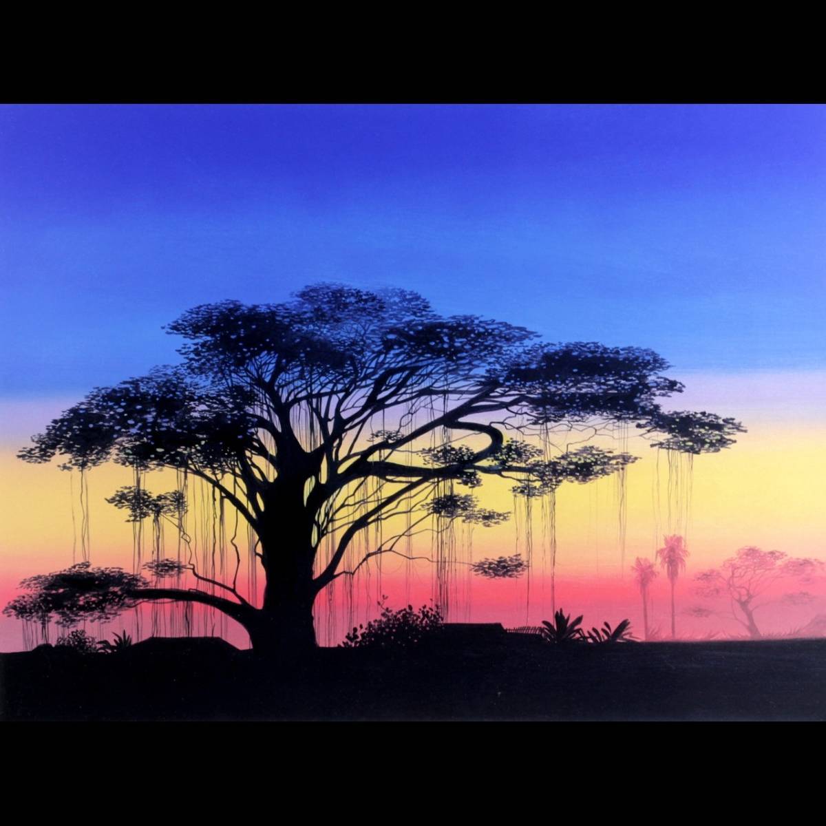 myhk シルクスクリーン 夕陽の苦味