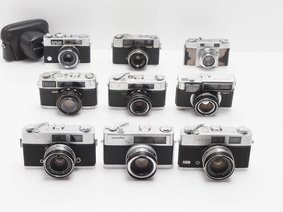 ☆レンジファインダー 9個まとめ☆ OLYMPUS KONICA MINOLTA YASHICA