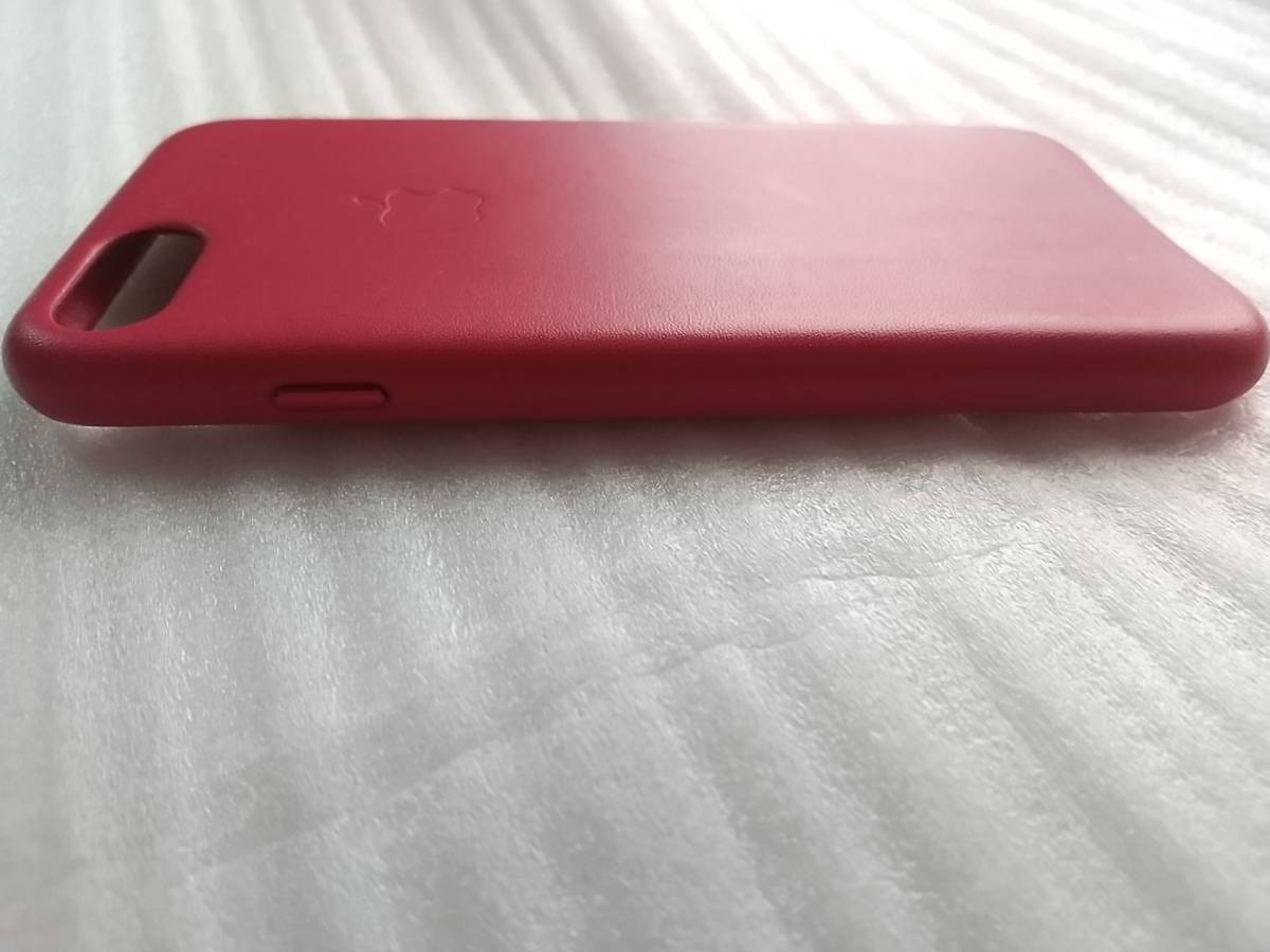 アップル純正 Apple iPhone SE 8 7用レザーケース ピンクフクシア