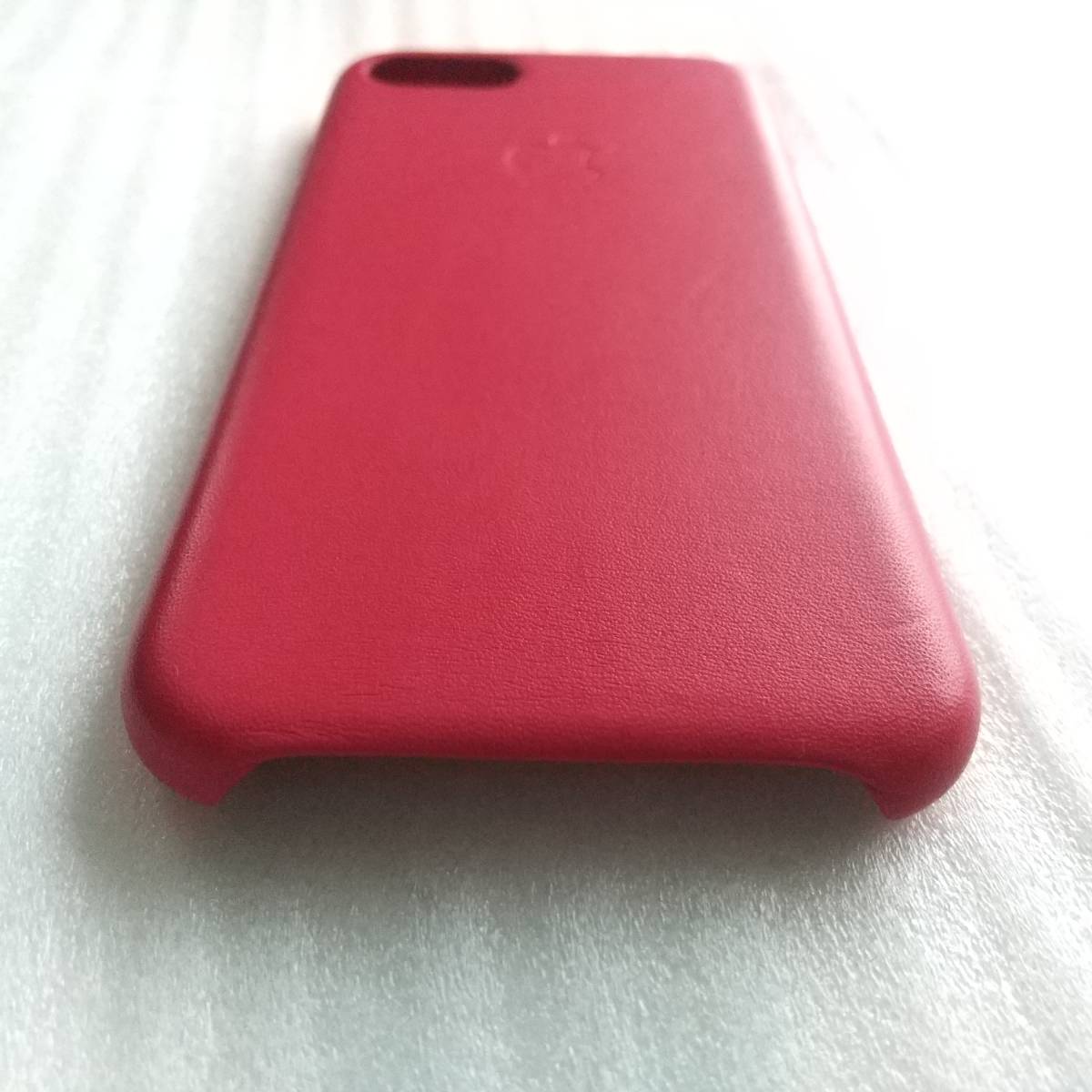 アップル純正 Apple iPhone SE 8 7用レザーケース ピンクフクシア