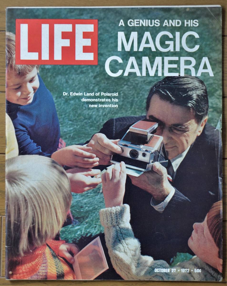 稀少!LIFE誌/October 27,1972/ポラロイド SX70/Polaroid 稀少!LIFE誌/October 27,1972/ポラロイド SX70/Polaroid