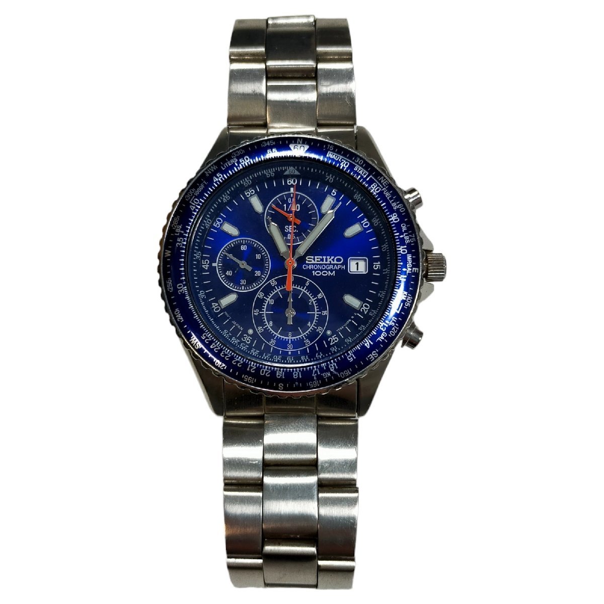 人気セール，限定セール ◇中古品◇セイコー SEIKO クロノグラフ 