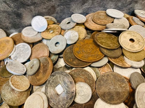 古銭大量まとめ Yahoo!オークション -「古銭 まとめて kmw03○日本古銭