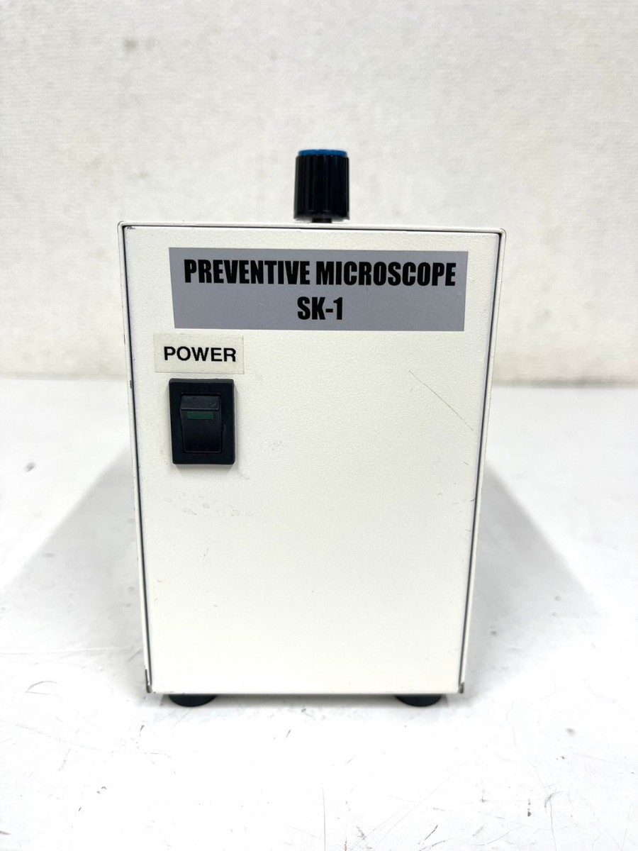 No.E50　ビジュアル位相差顕微鏡　SK-1　ACアダプター無し　PREVENTIVE MICROSCOPE　動作未確認