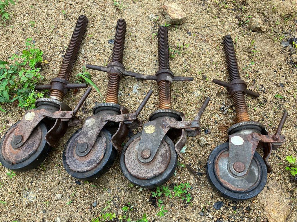 ローリングタワー SISIKU J-150 キャスター150×45 中古　4つ