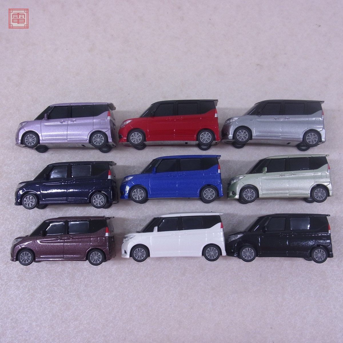 非売品 スズキ 新型ソリオ バンディット プルバックカー 計9台セット 