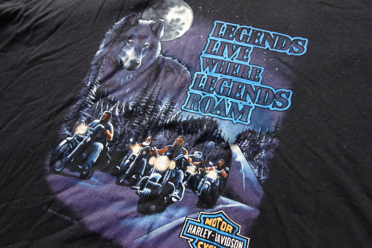 HARLEY-DAVIDSON/ハーレーダヴィッドソン/半袖Tシャツ/前後プリント 