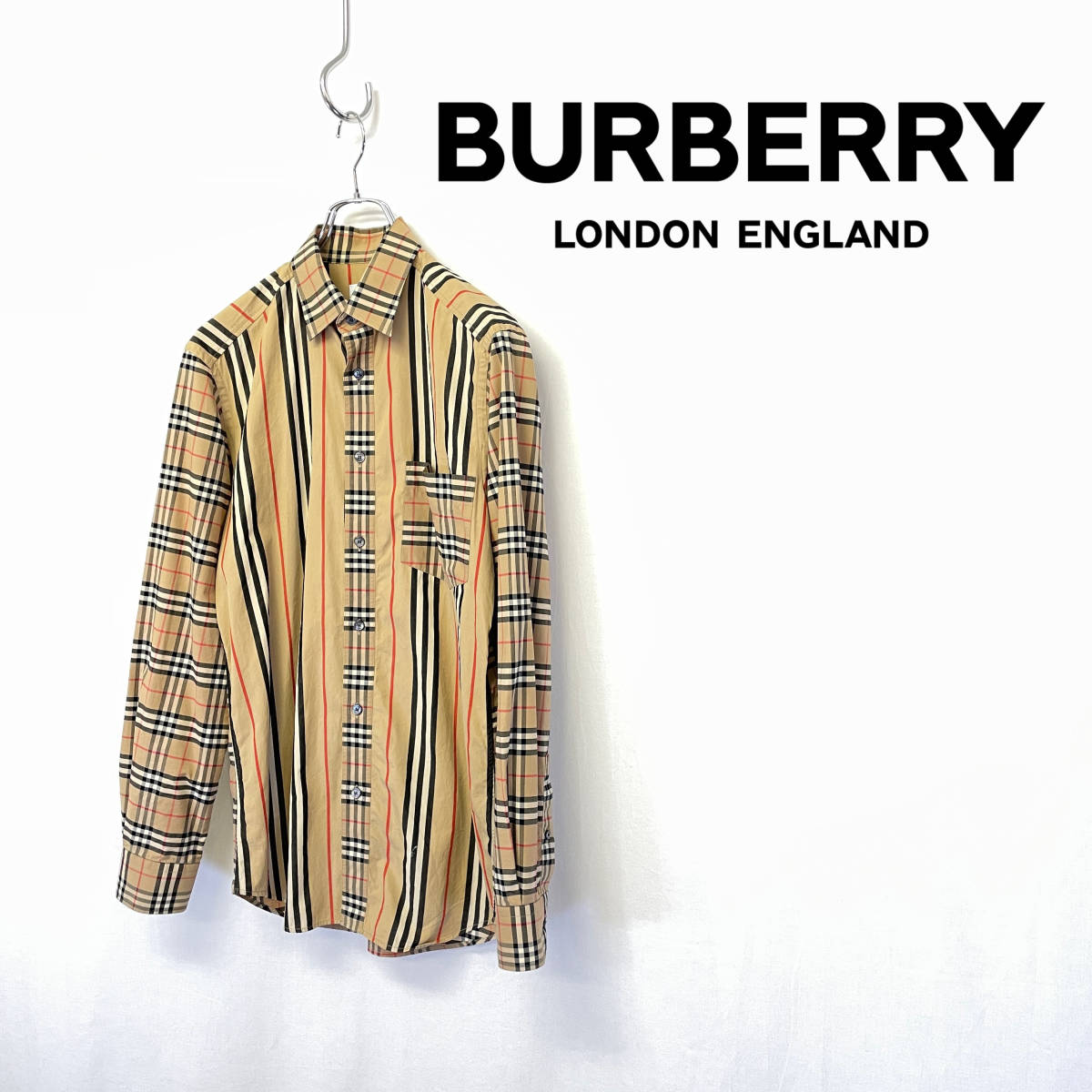 BURBERRY バーバリー リカルドティッシ期 ノバチェック シャツ size XS ジャパン表記あり国内正規品