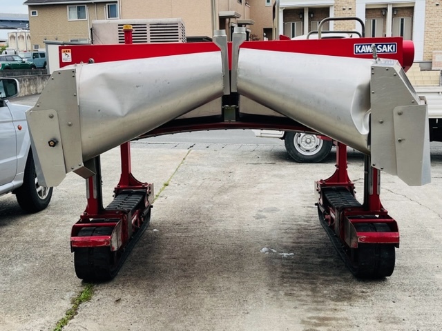 静岡発☆農機具祭り カワサキ カワサキ機工 KJ3 茶刈機 乗用摘採機