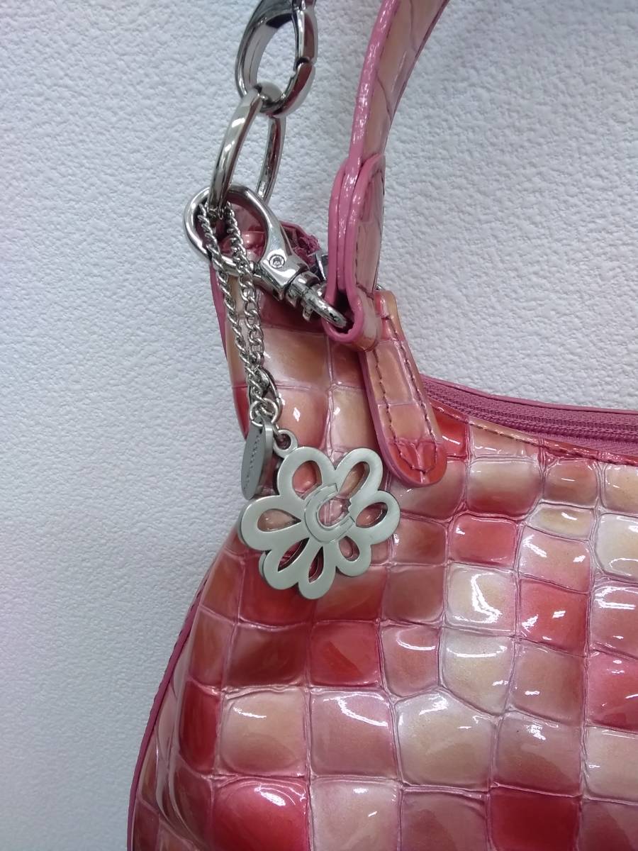 9939】ほぼ未使用 保管品 コッコフィオーレ ショルダーバッグ ルネッタ  