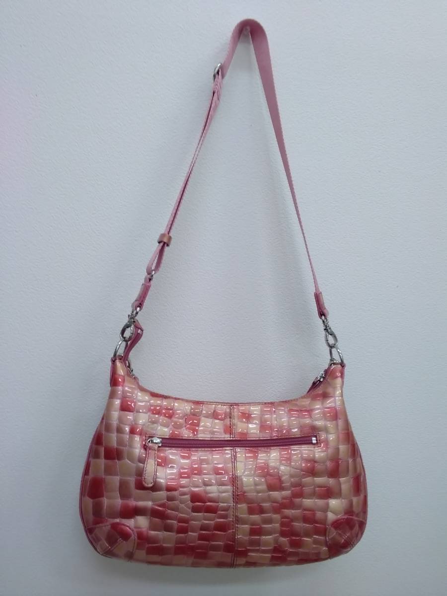 9939】ほぼ未使用 保管品 コッコフィオーレ ショルダーバッグ ルネッタ  