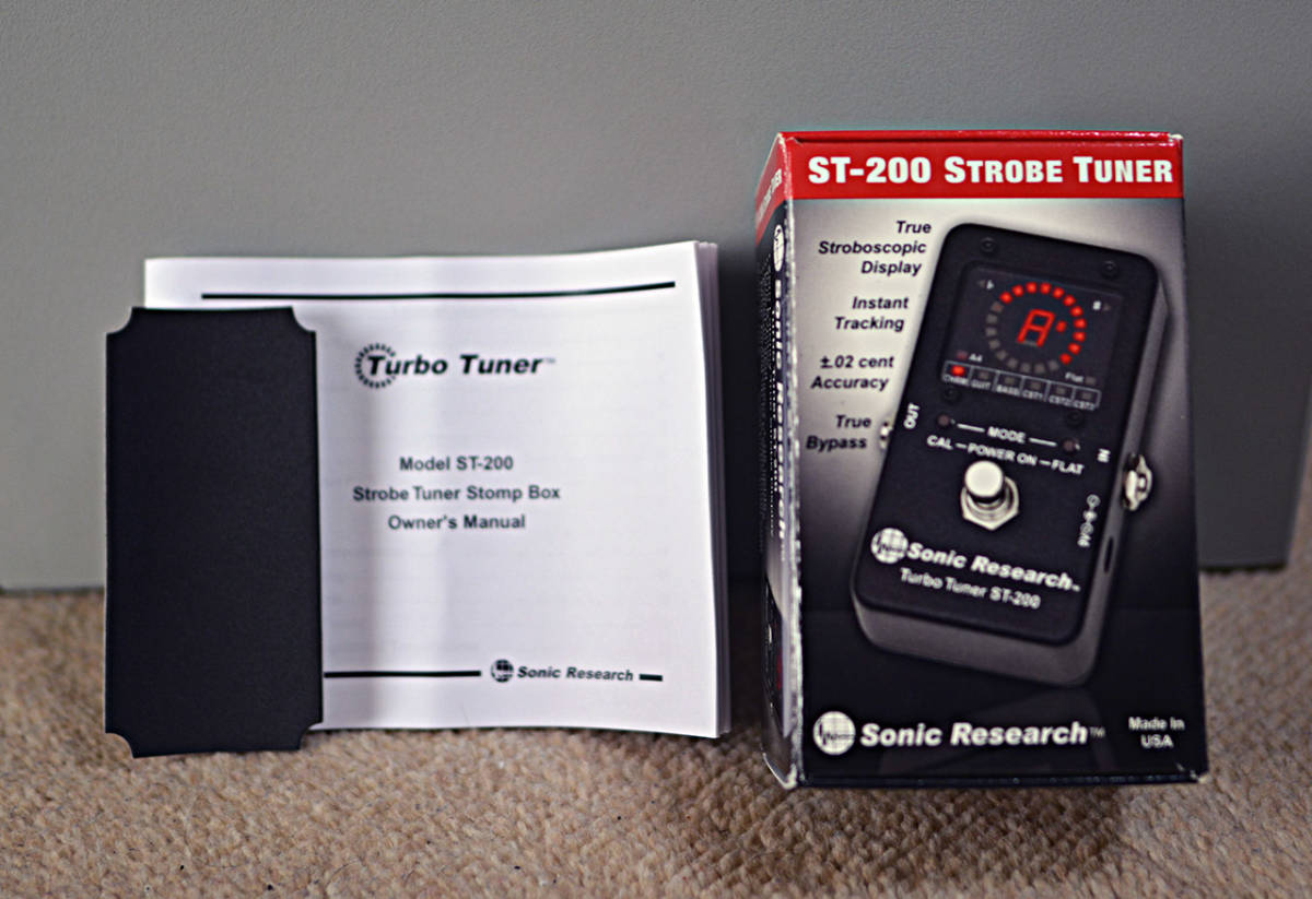 中古】Sonic Research ST-200 Turbo Tuner ご覧いただきありがとう