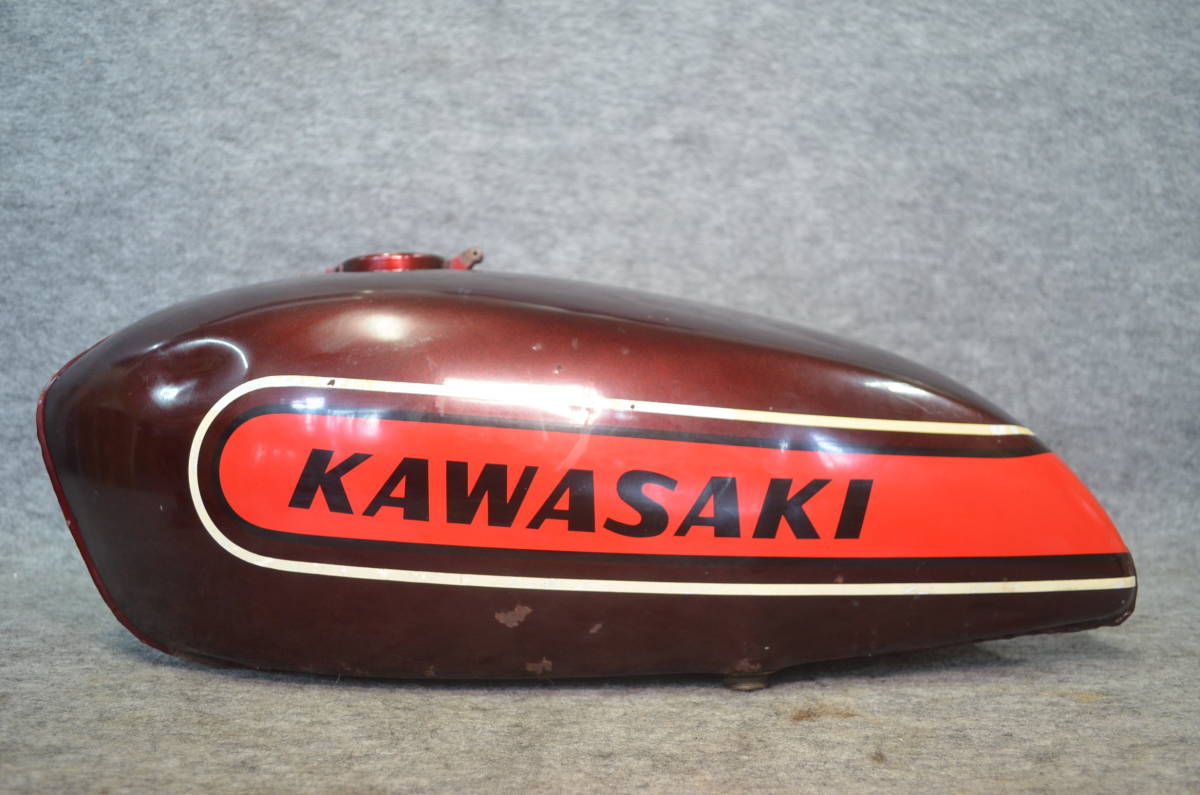 Y23-0727】KAWASAKI 250/400SS用 純正タンク 中古品/400SSタンク/250SS 