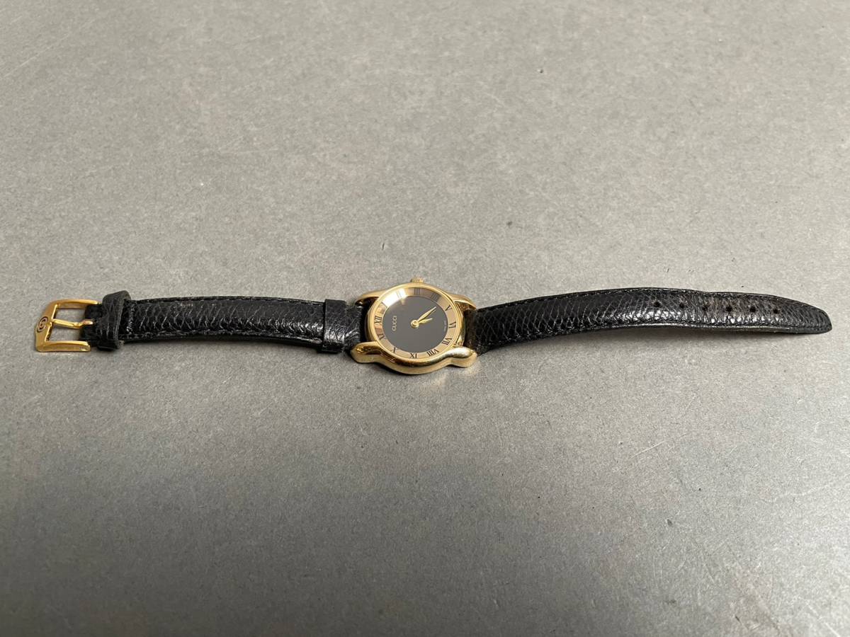 1円スタート】GUCCI グッチ 5100L レディース 腕時計 ゴールド ケース 