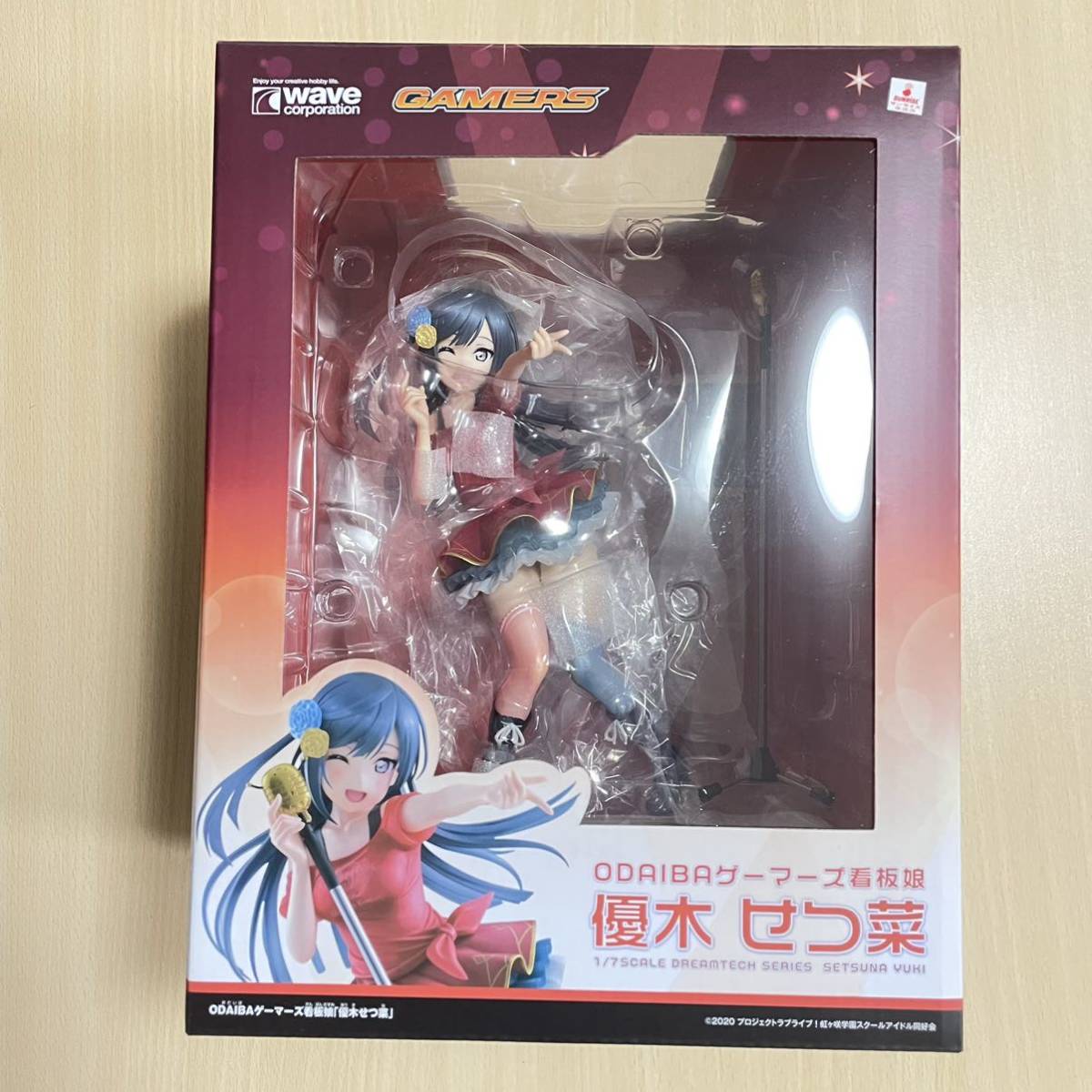 ◯優木せつ菜 1/7 フィギュア ゲーマーズ看板娘 ポストカード付 ODAIBA 
