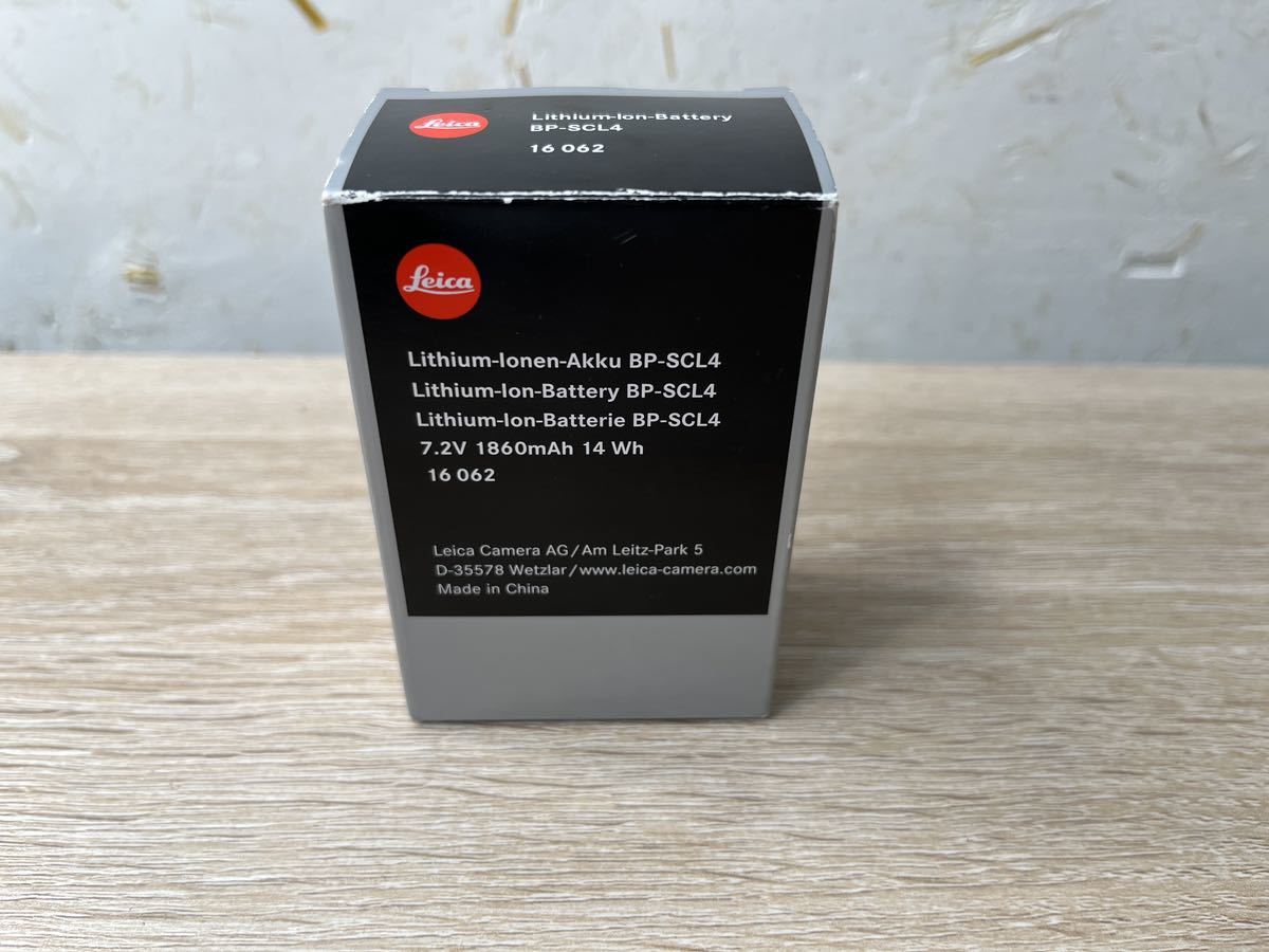 元箱付き美品】Leica BP-SCL4 16062 ライカ バッテリー リチウム  