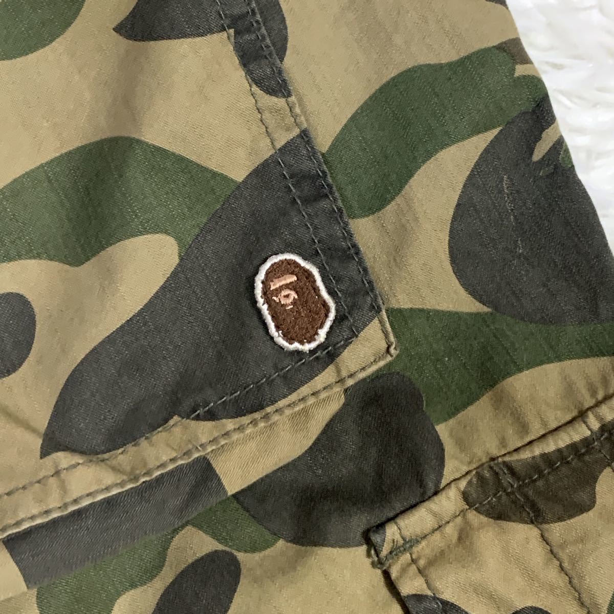 A BATHING APE エイプ カモフラ柄 カーゴショーツ ショートパンツ