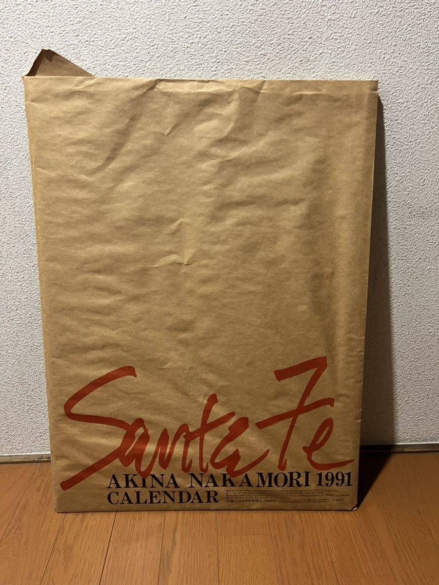 当時物 AKINA NAKAMORI 1991 CALENDAR Santa Fe 中森明菜 1991  