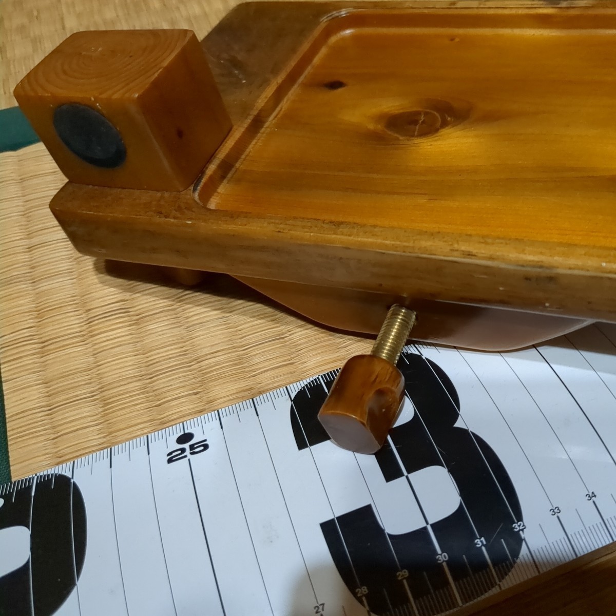 岐山 お膳 へらお膳 希少 使用感有り ヘラ鮒 中古 杉杢お膳 銘木ウドン