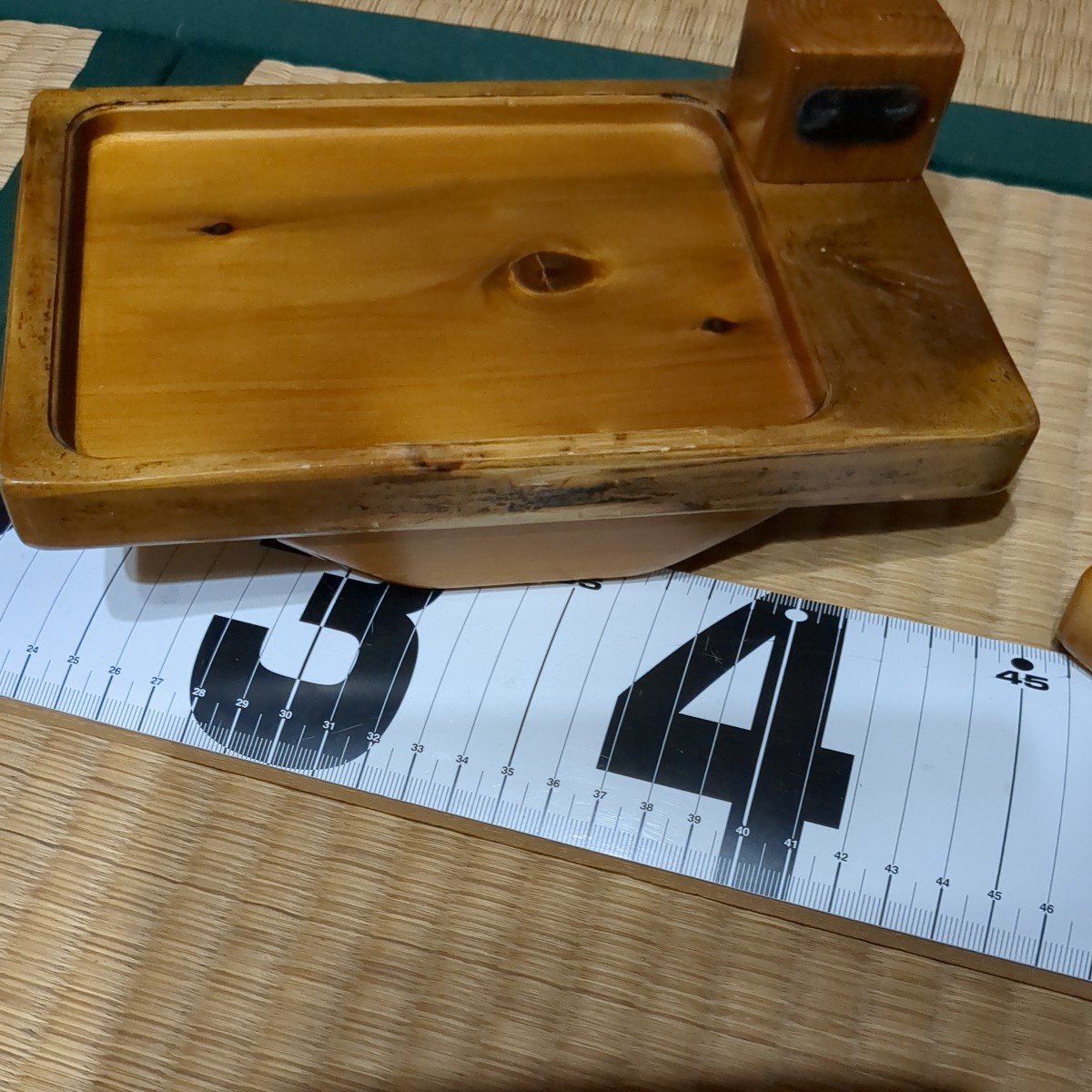 岐山 お膳 へらお膳 希少 使用感有り ヘラ鮒 中古 杉杢お膳 銘木ウドン
